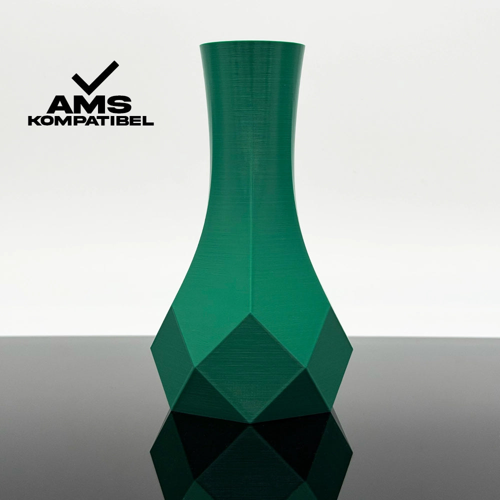 3D Gedruckte Vase aus ABS+ Grün von Filament Unger
