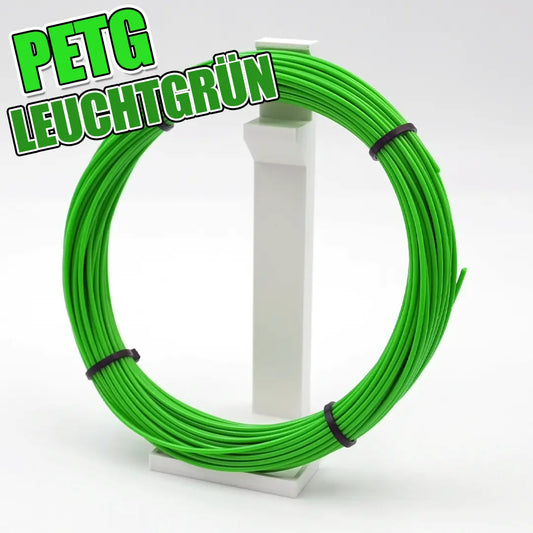Muestra PETG verde brillante