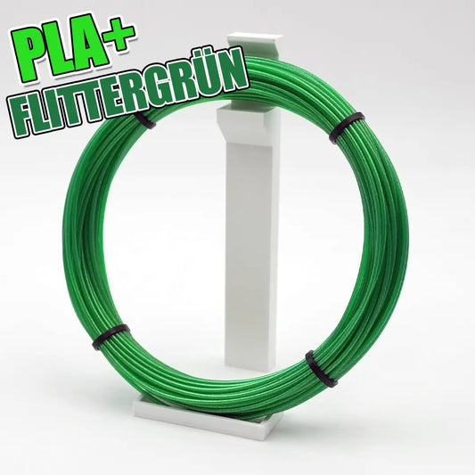 PLA+ Campione verde glitterato