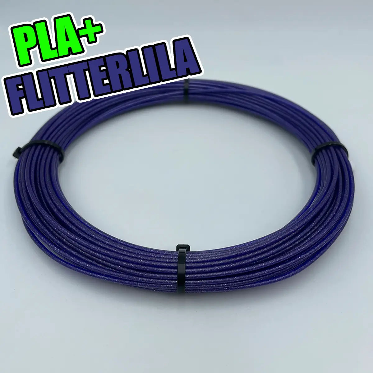 PLA+ Flitterlila Filament Sample - Made in Germany Filament