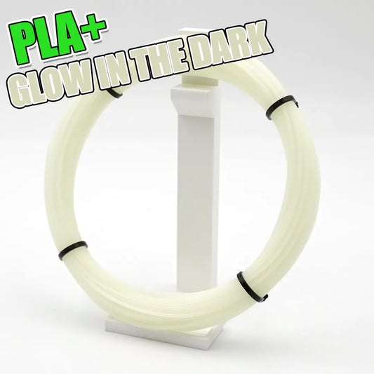 PLA+ Campione verde scuro che si illumina al buio