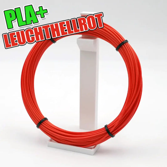 PLA+ jasně červený vzorek