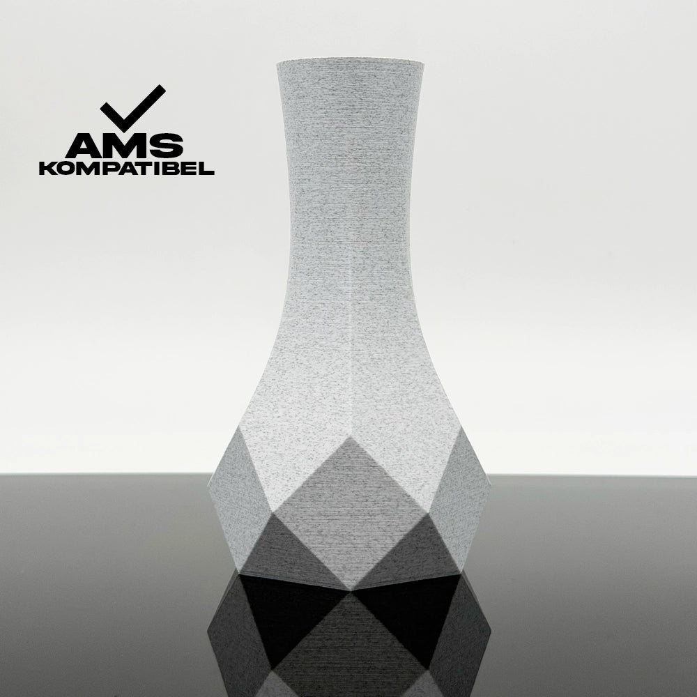 3D Gedruckte Vase aus PLA+ Marmor von Filament Unger