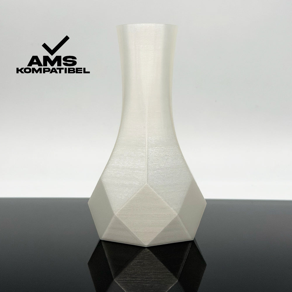 3D Gedruckte Vase aus PLA+ Natur von Filament Unger