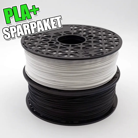 ‎‎‎ PLA+ Schwarz/Weiß Sparpaket
