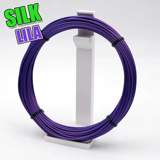 Campione di seta viola