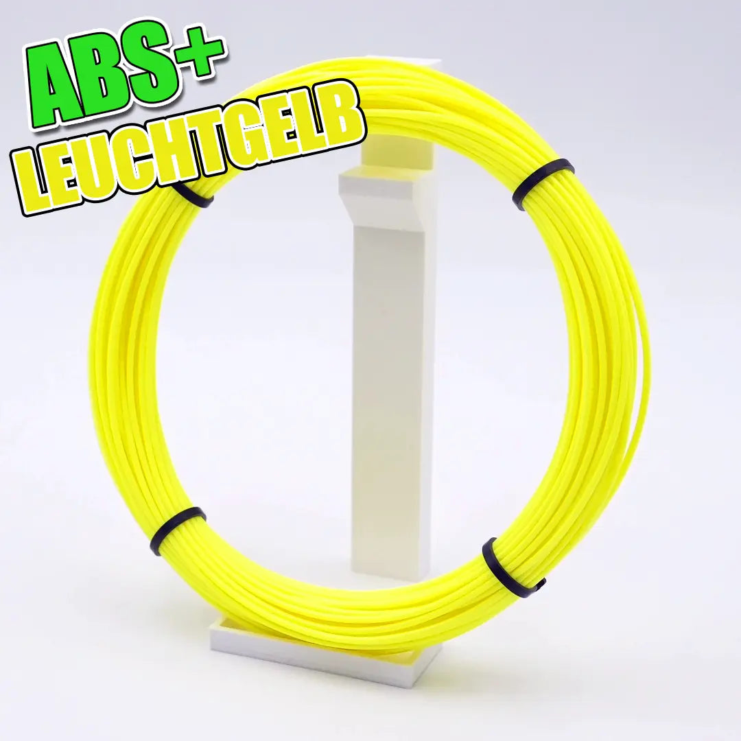 ABS / ABS+ Neon Gelb (Leuchtgelb) Sample - Filament Unger