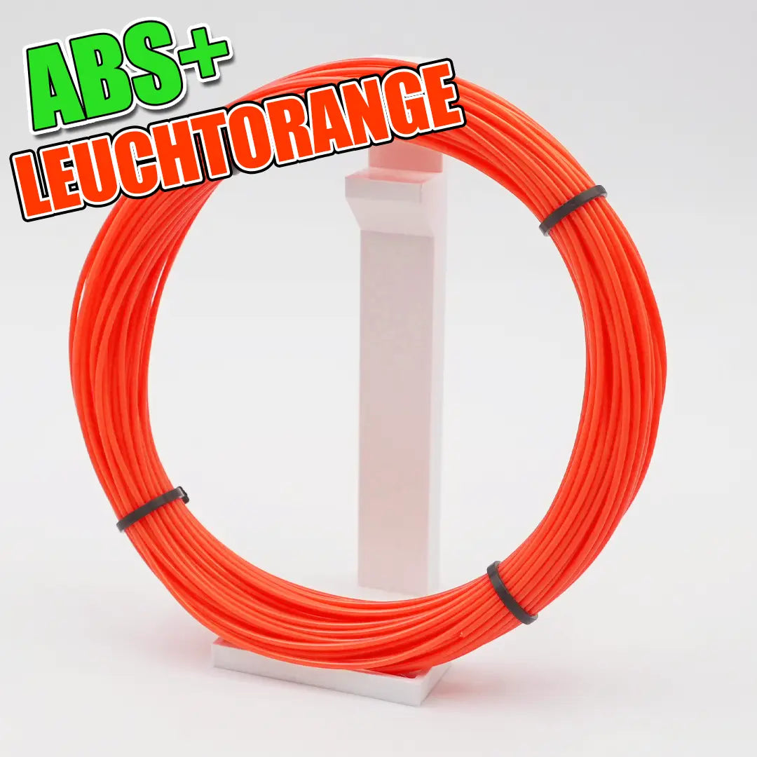 ABS / ABS+ Neon Orange (Leuchtorange) Sample - Filament Unger