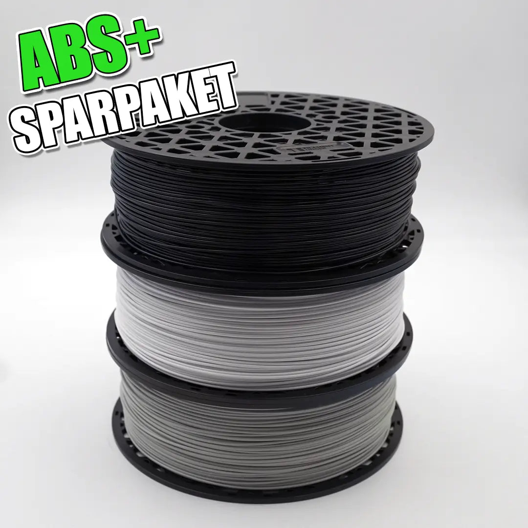 ABS / ABS+ Schwarz Weiß Grau Sparpaket - Filament Unger