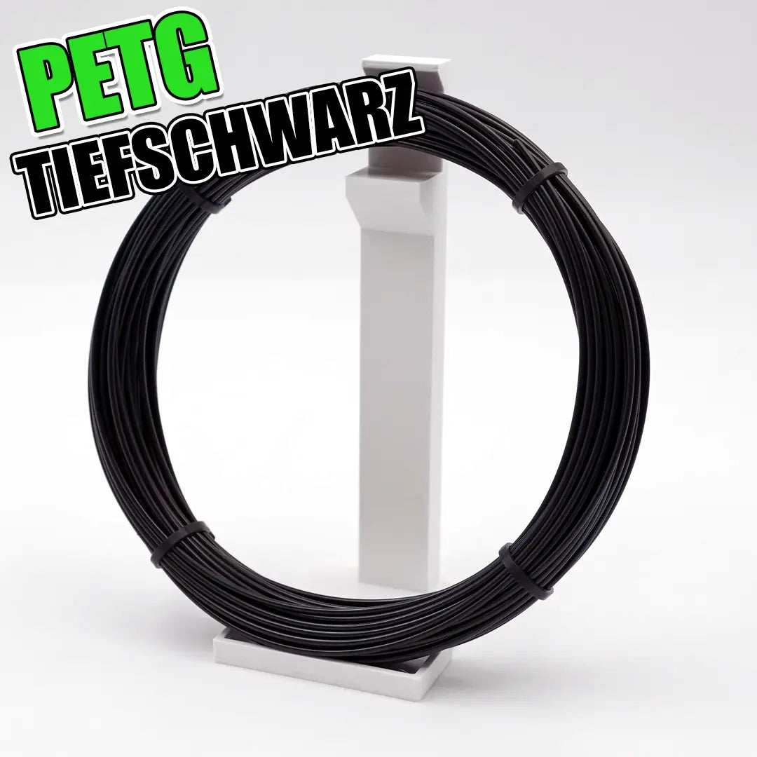 PETG Schwarz (Tiefschwarz) Sample - Filament Unger
