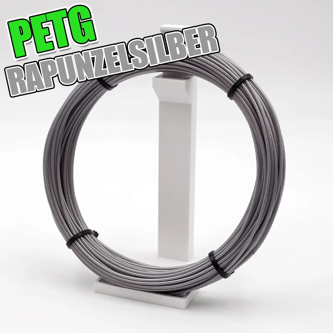 PETG Silber (Rapunzelsilber) Sample - Filament Unger