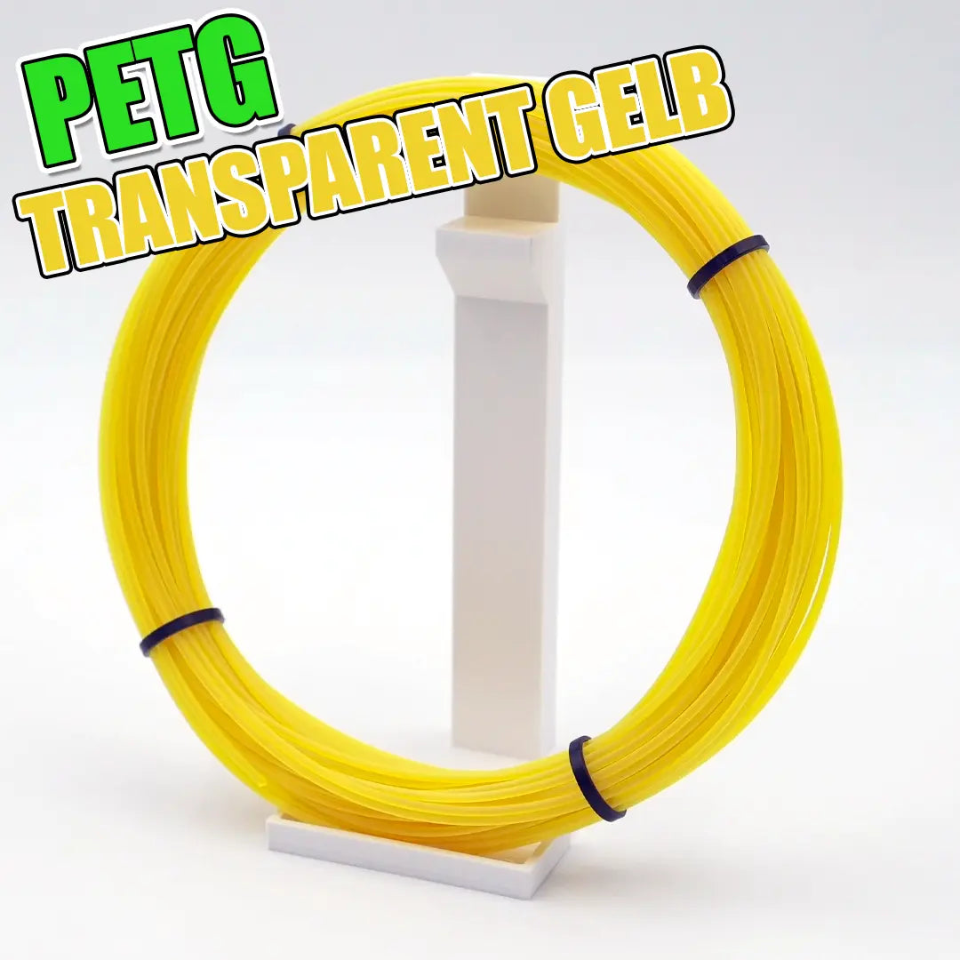 PETG Transparent Gelb Sample - Filament Unger