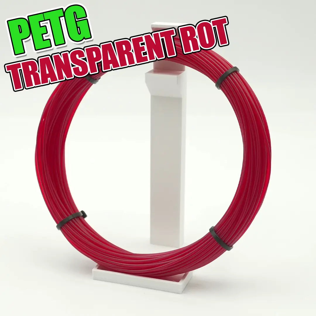 PETG Transparent Rot Sample - Filament Unger