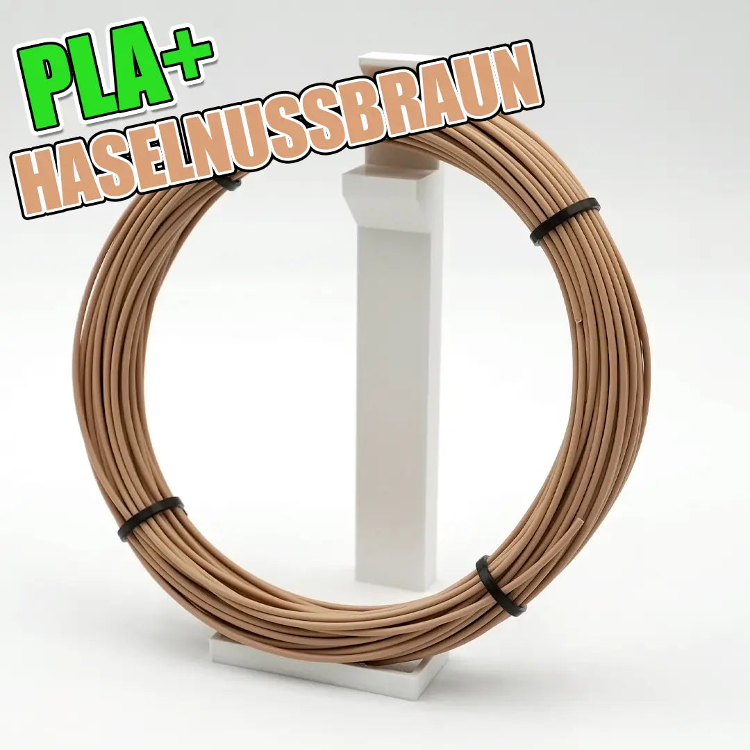 PLA / PLA+ Braun (Haselnussbraun) Sample - Filament Unger