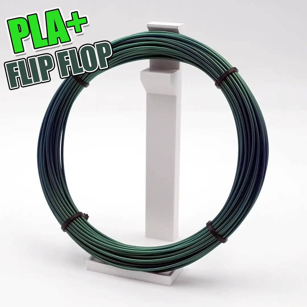 PLA / PLA+ Flip Flop Grün Gold Sample - Filament Unger