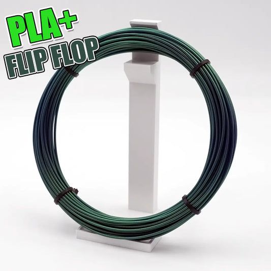 PLA / PLA+ Flip Flop Grün Gold Sample - Filament Unger