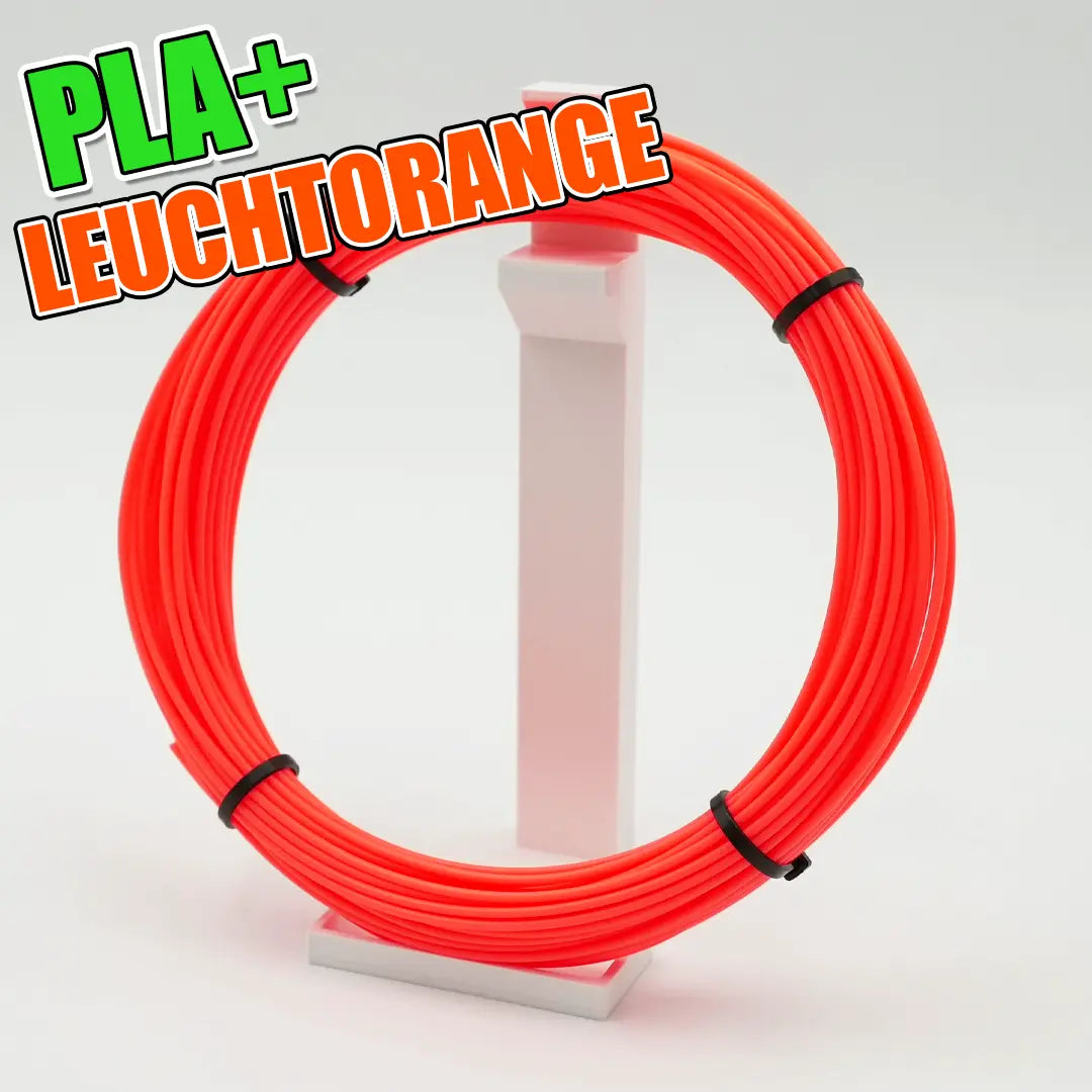 PLA / PLA+ Neon Orange (Leuchtorange) Sample - Filament Unger