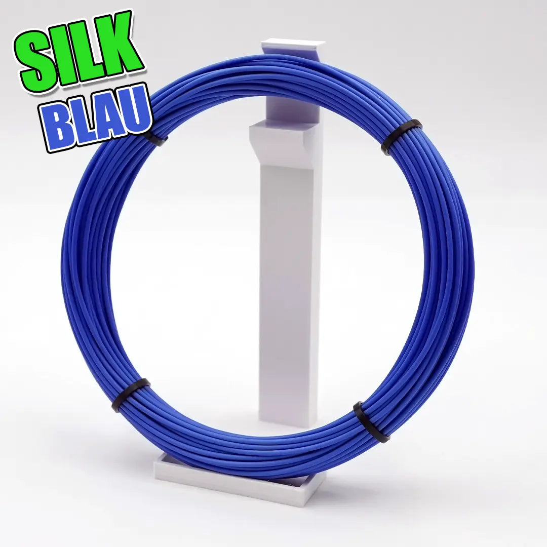 Silk / PLA Blau Sample - Filament Unger