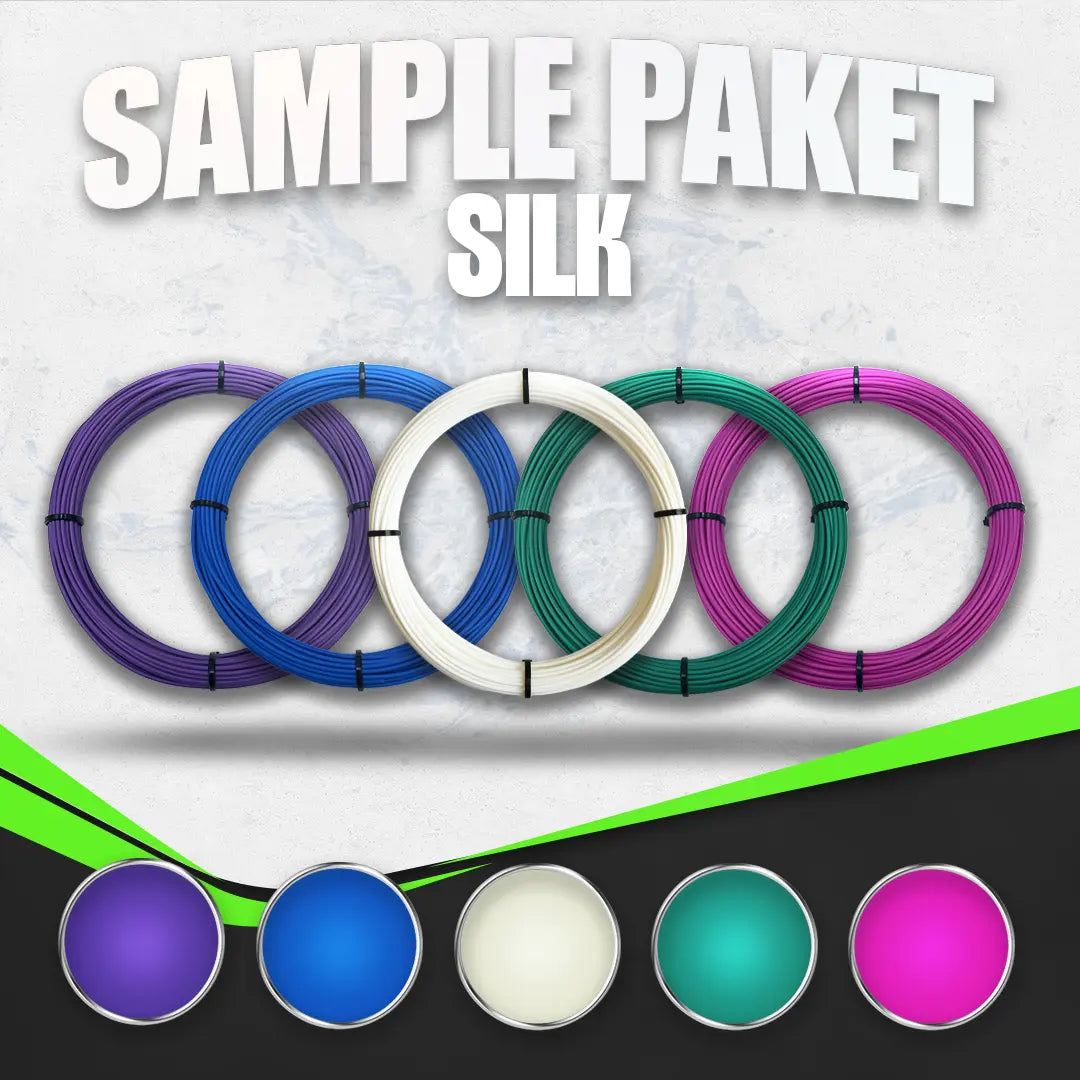 Silk / PLA Sample Paket - Filament Unger